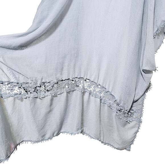 Sonoma Cardigan Cover Wrap Women’s Size OS Powder Blue Flowy Lightweight Boho - Picture 3 of 5